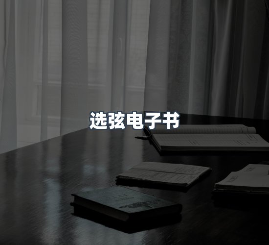 关于选弦电子书